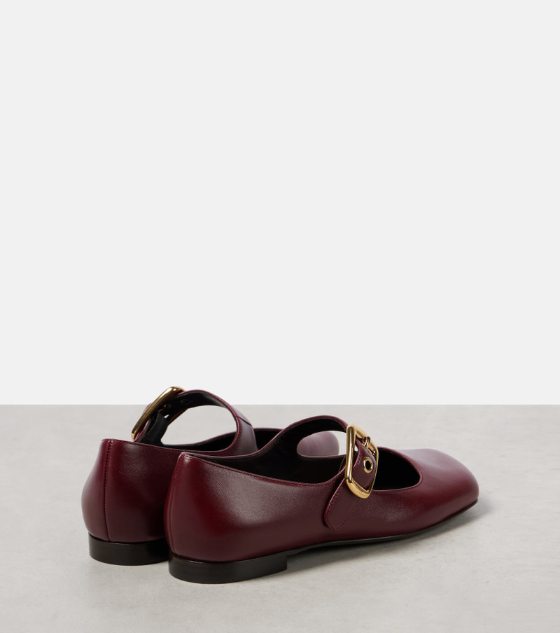 Chloé Polly leather Mary Jane flats outlook