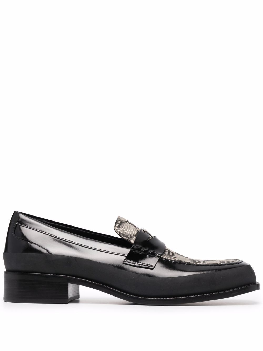 The Brutalist jacquard loafers - 1