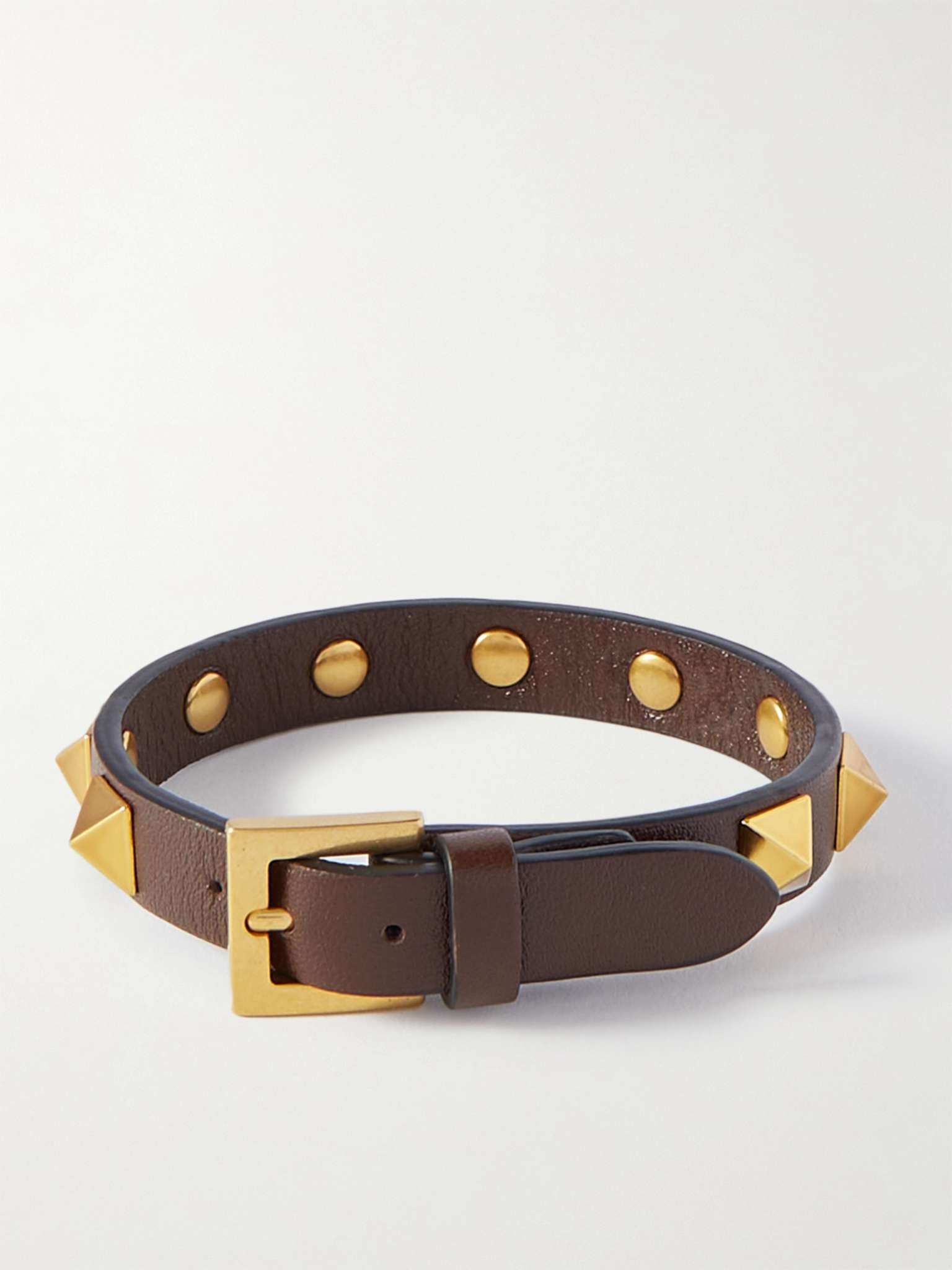 Valentino Garavani Rockstud Leather Bracelet - 3