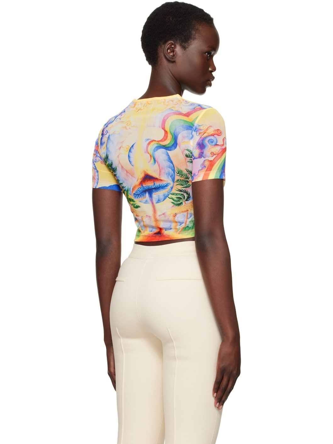 Multicolor Printed Mesh Baby T-shirt - 3