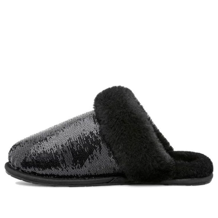 (WMNS) UGG Scuffette II Mirror Ball 'Black' 1151290-BLK - 1