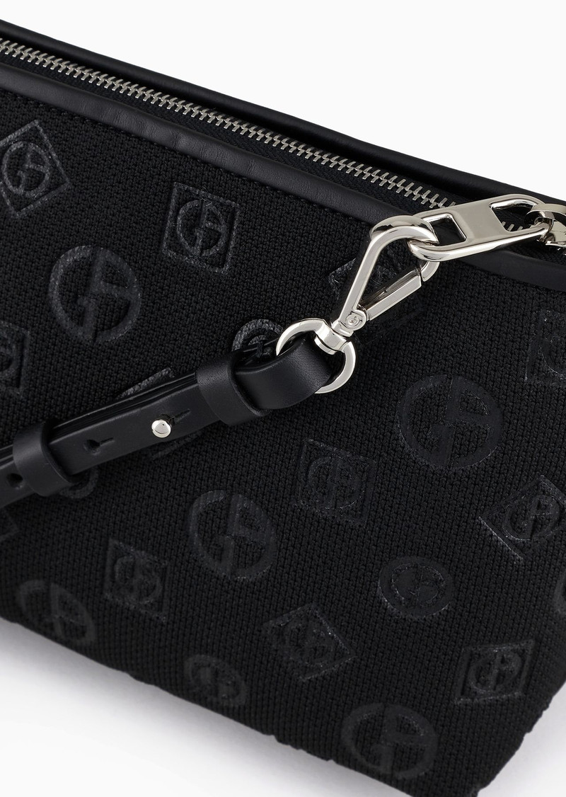 Fabric washbag with all-over logo 5