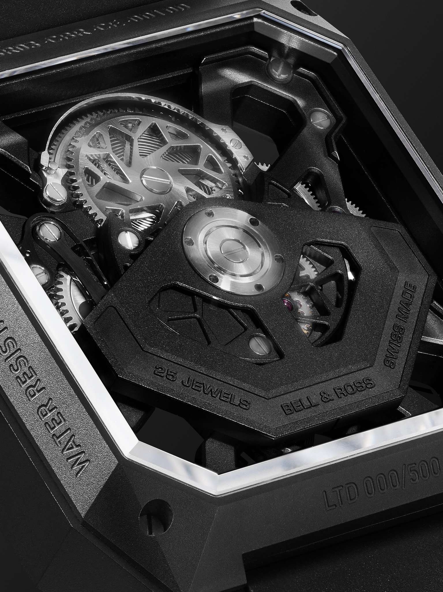 BR 03 Cyber Limited Edition Automatic 42mm Ceramic and Rubber Watch, Ref. No. BR03-CYBER-CE - 3