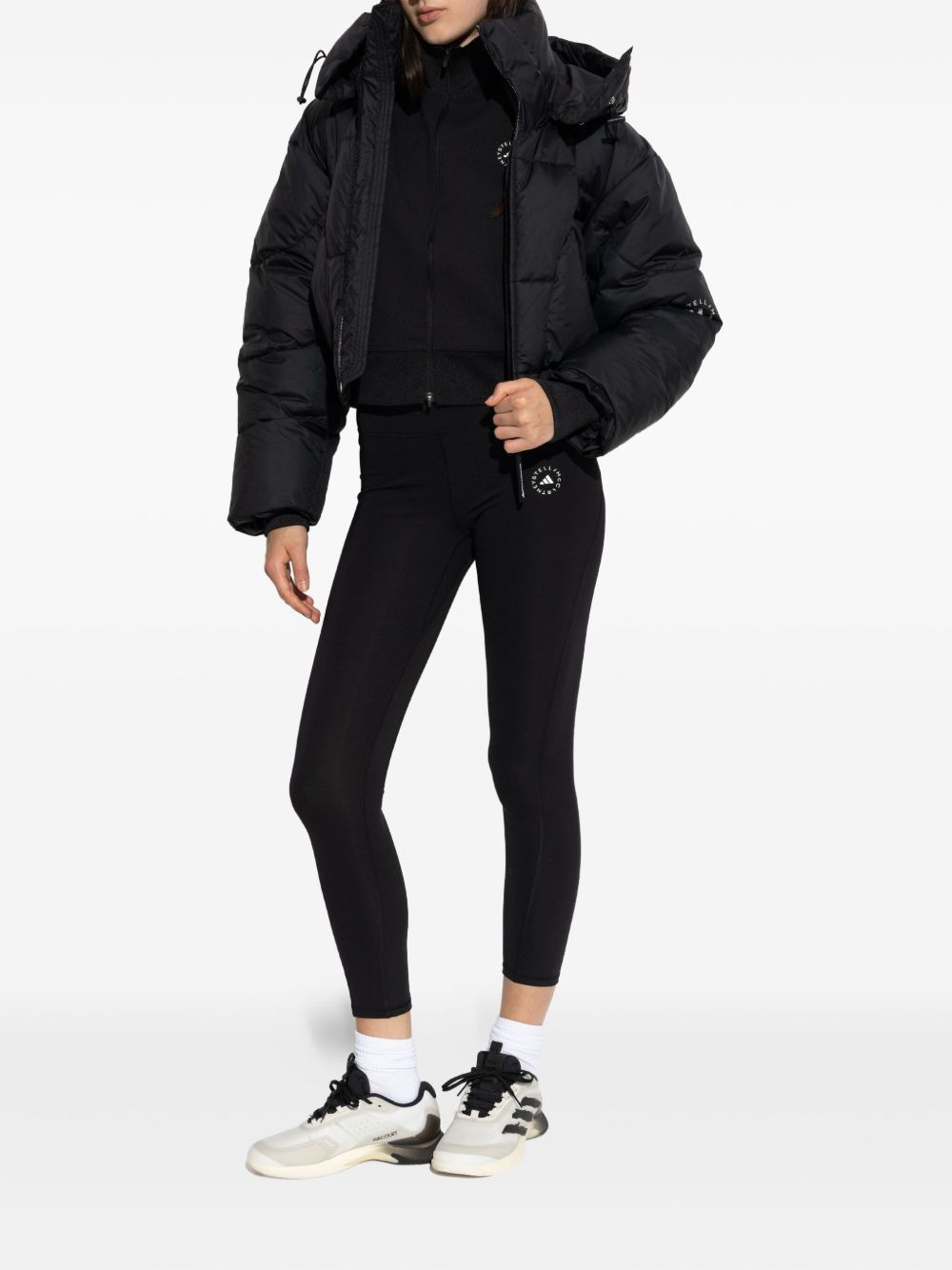 logo-detail zip-up jacket - 2