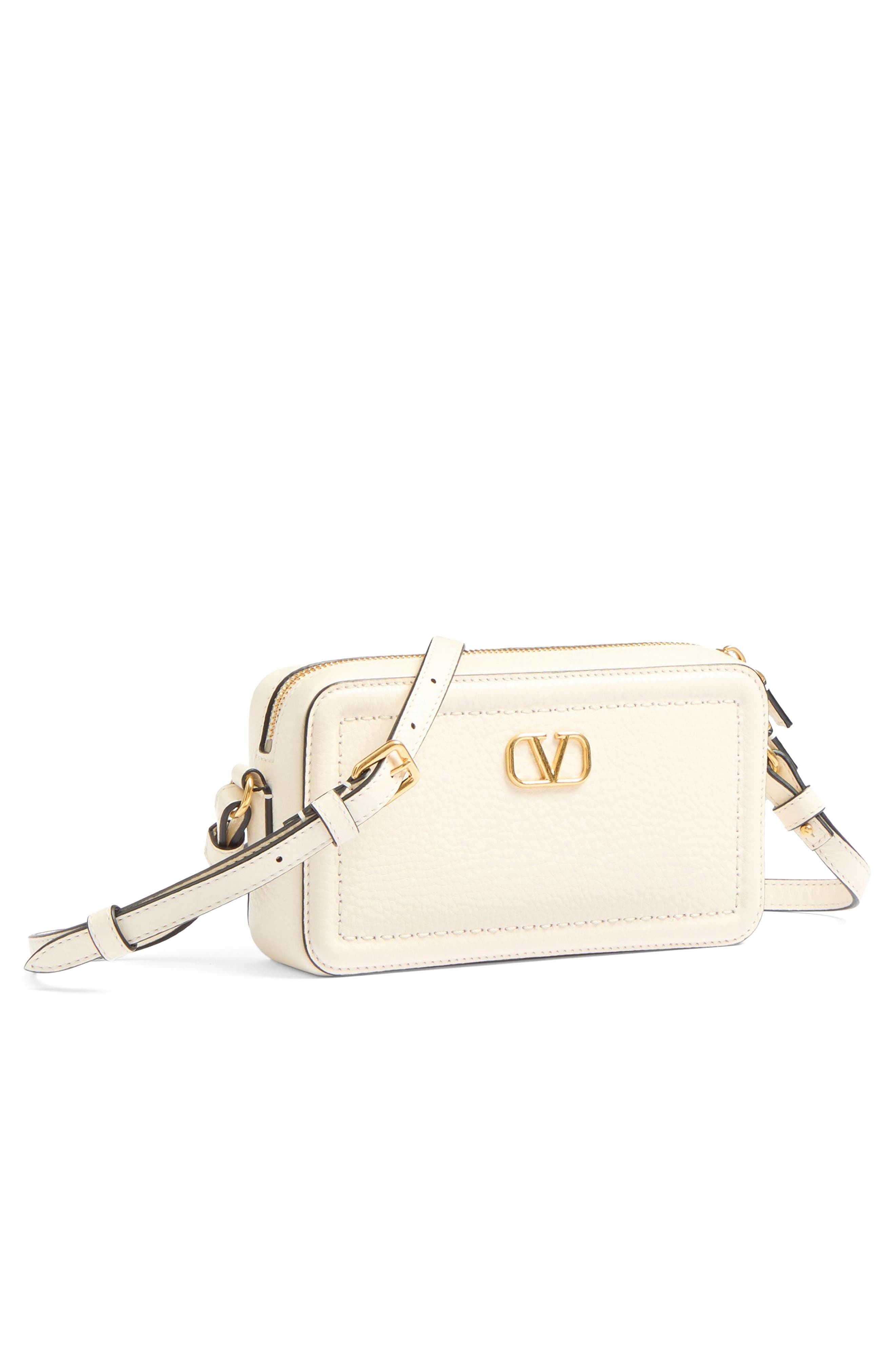Valentino Garavani Mini Alltime Camera Crossbody Bag in Ivory at Nordstrom - 6