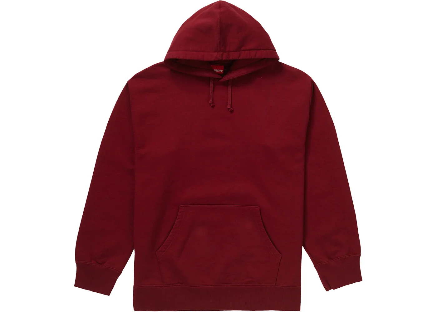 Supreme Supreme Rhinestone Script Hooded Sweatshirt Cardinal 