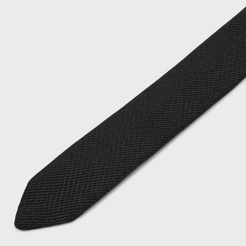 CELINE thin silk jacquard tie outlook