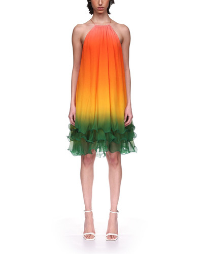 CASABLANCA Rainbow Gradient Cocktail Dress outlook