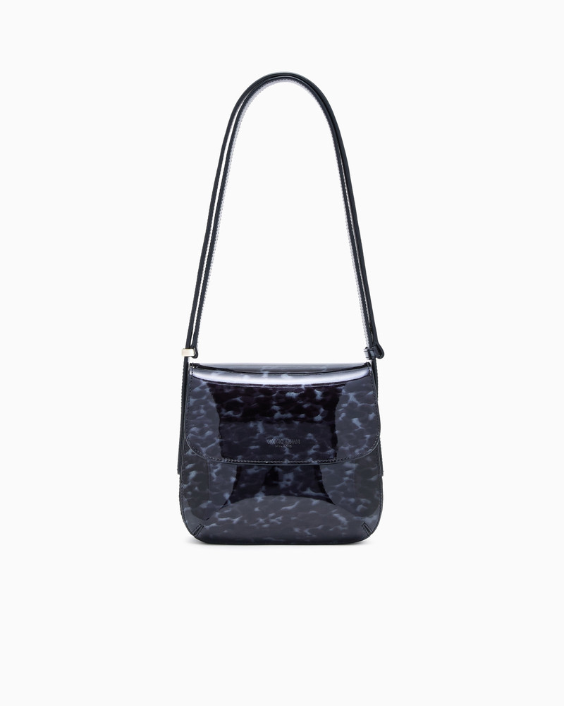 LA PRIMA BAG IN TORTOISESHELL PATENT LEATHER 1