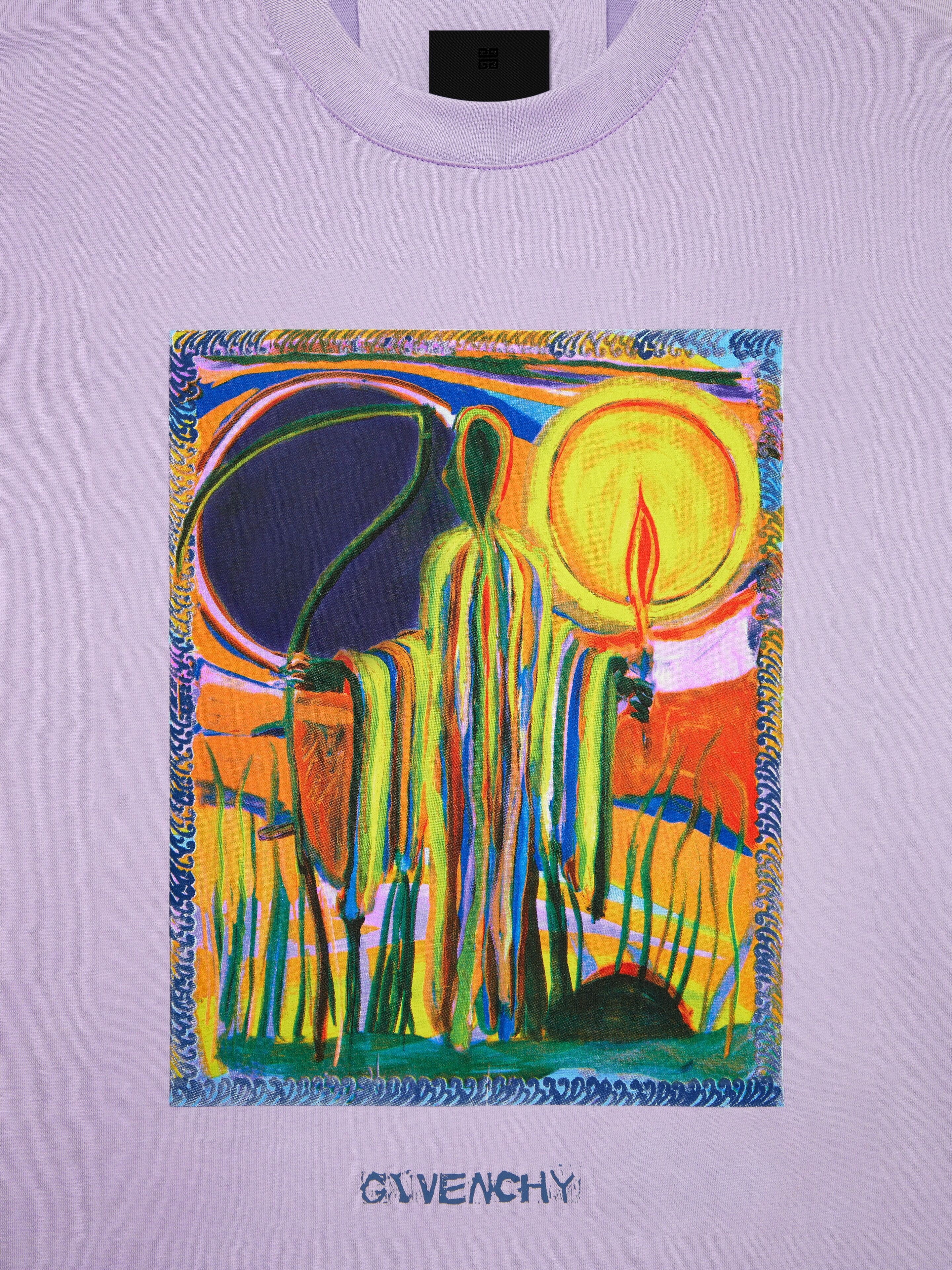 T-SHIRT IN JERSEY WITH GIVENCHY REAPER PRINTS - 7