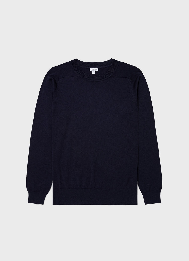 Sea Island Cashmere Crew Neck Jumper 1
