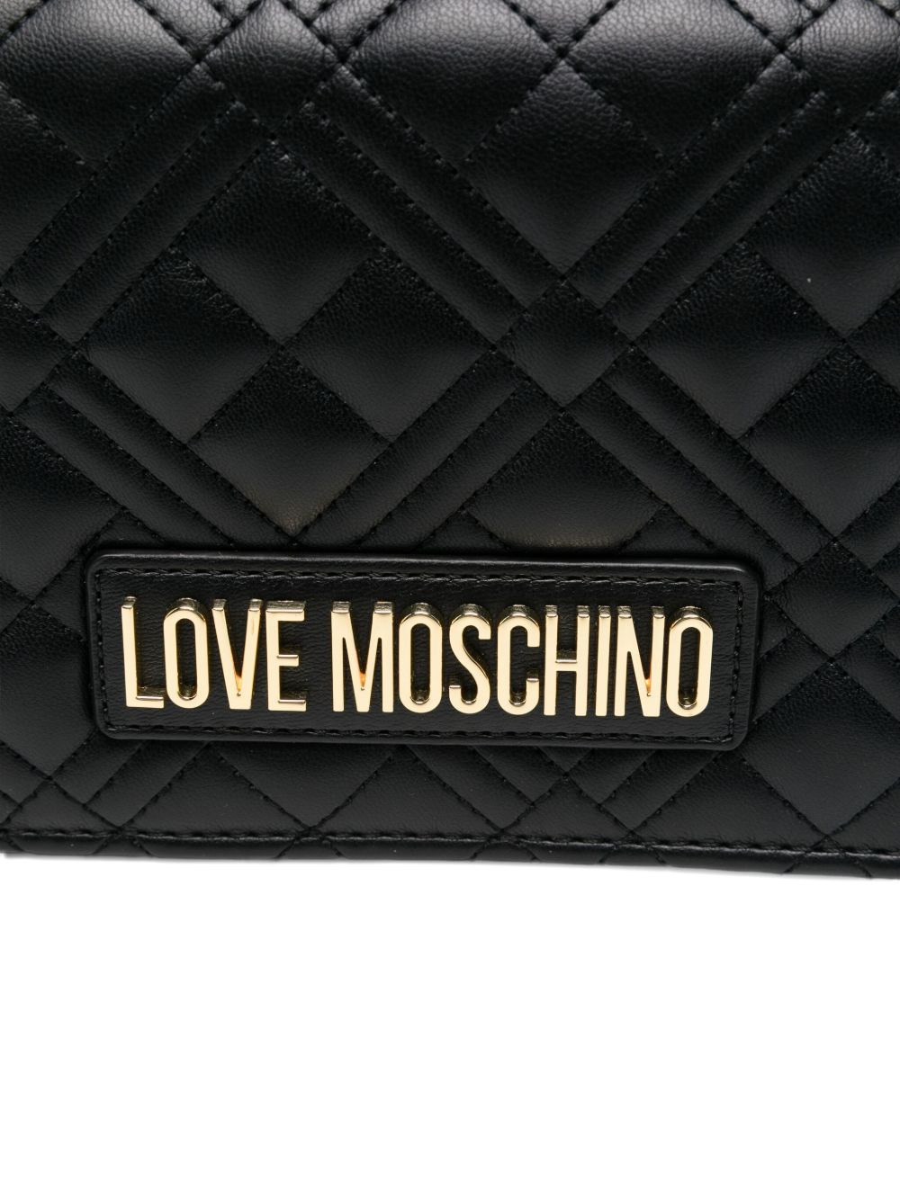 quilted chain cross body bag - 4