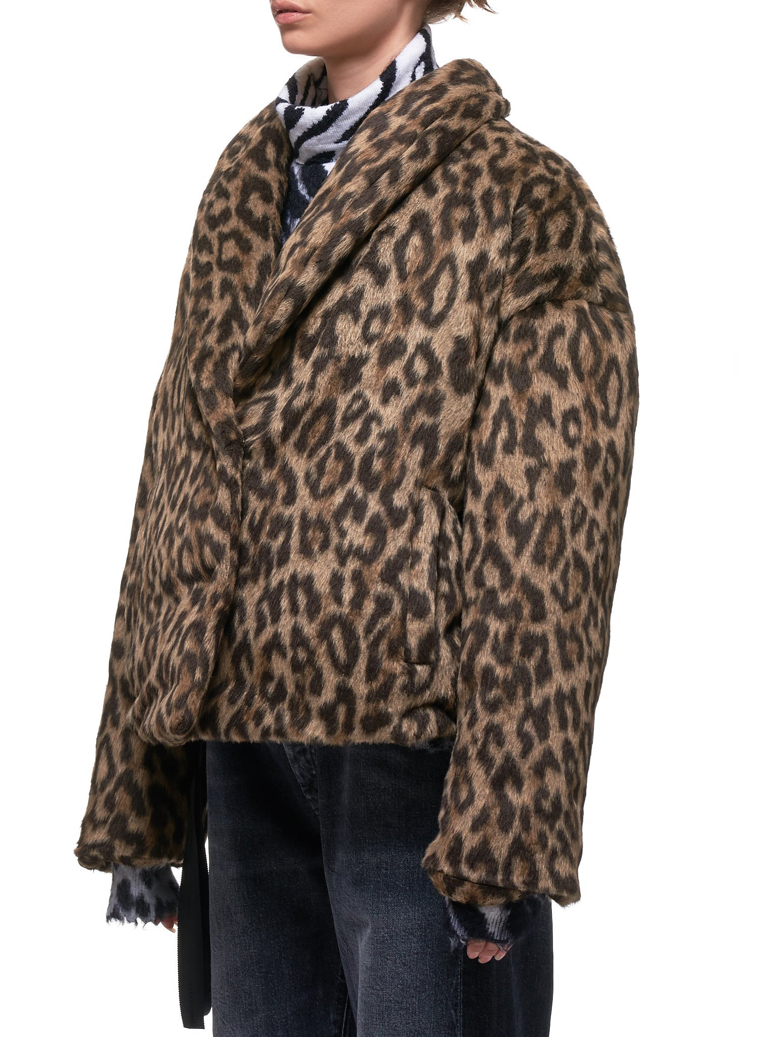 Oversized Leopard Jacket - 2
