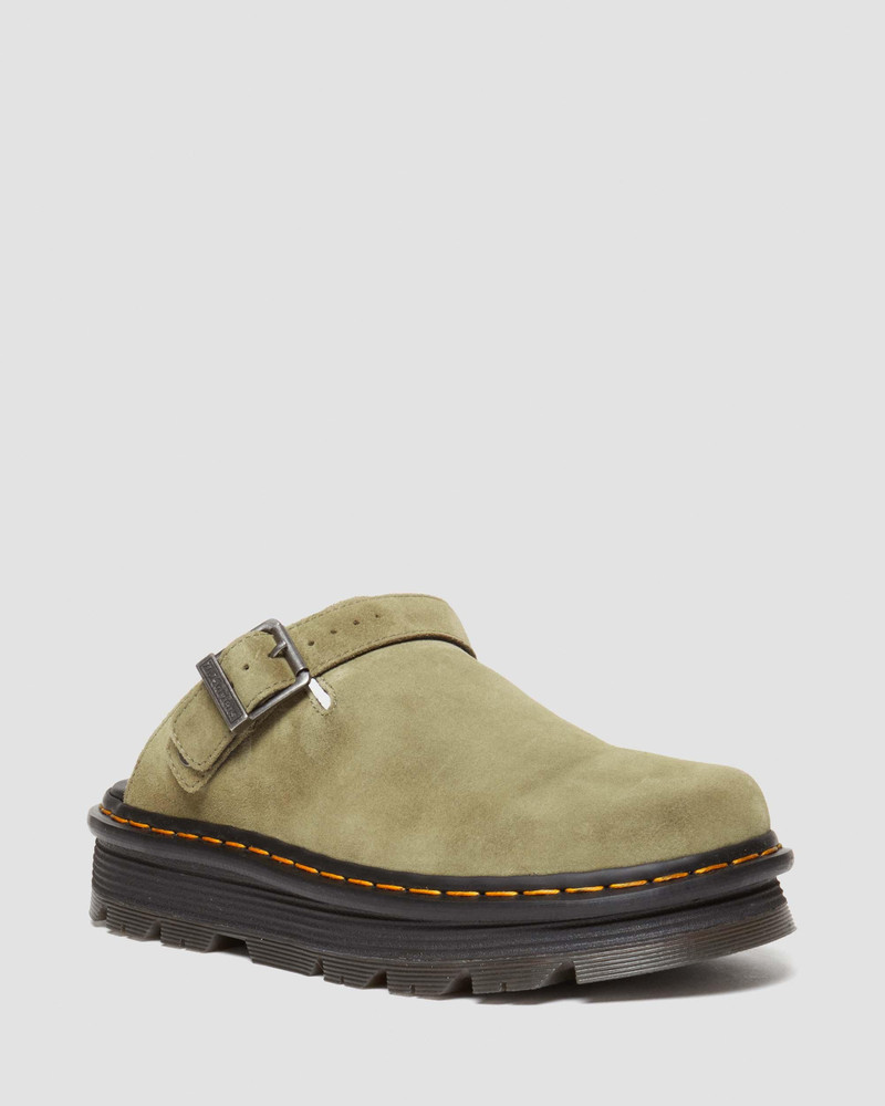 Dr. Martens Zebzag Suede Slingback Platform Mules outlook
