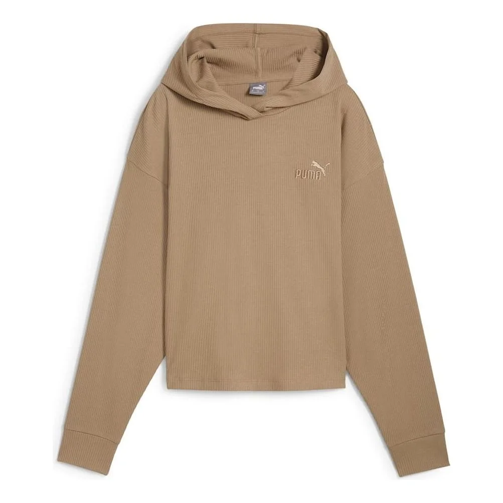 (WMNS) PUMA ESS Elevated Hoodie 'Oak Branch' 682503-67 - 1
