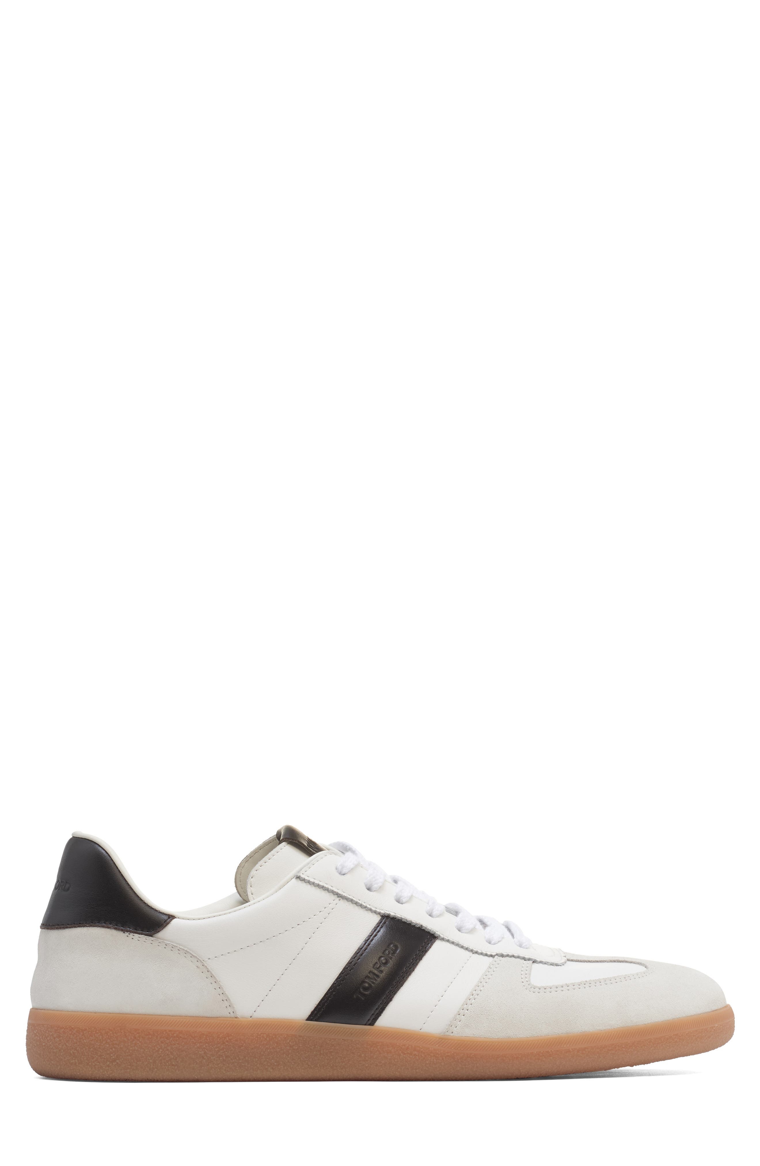TOM FORD Archer Sneaker in 5W028 Optical White/Amber at Nordstrom - 3