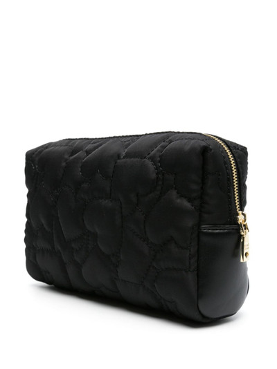 Moschino heart-quilted makeup bag outlook