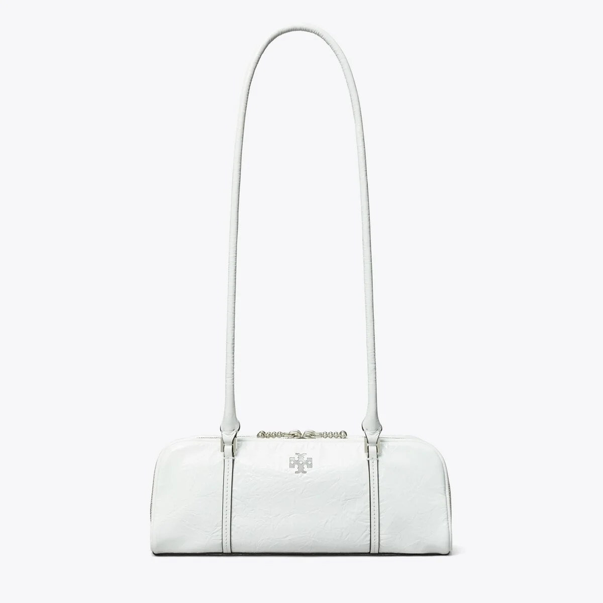 Mini Crinkle Leather Marshmallow Satchel - 1