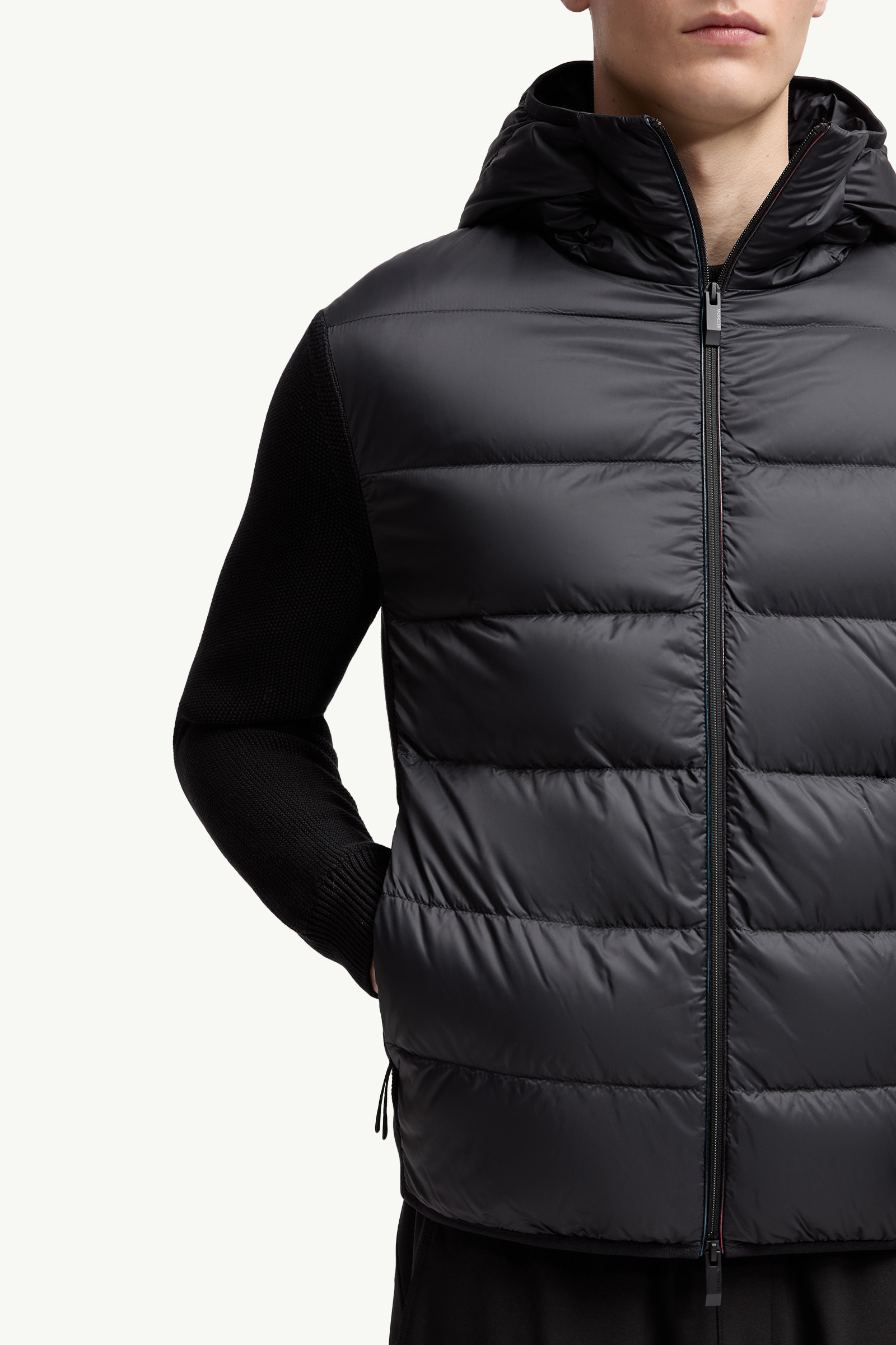 Padded Cotton Zip-Up Hoodie - 6