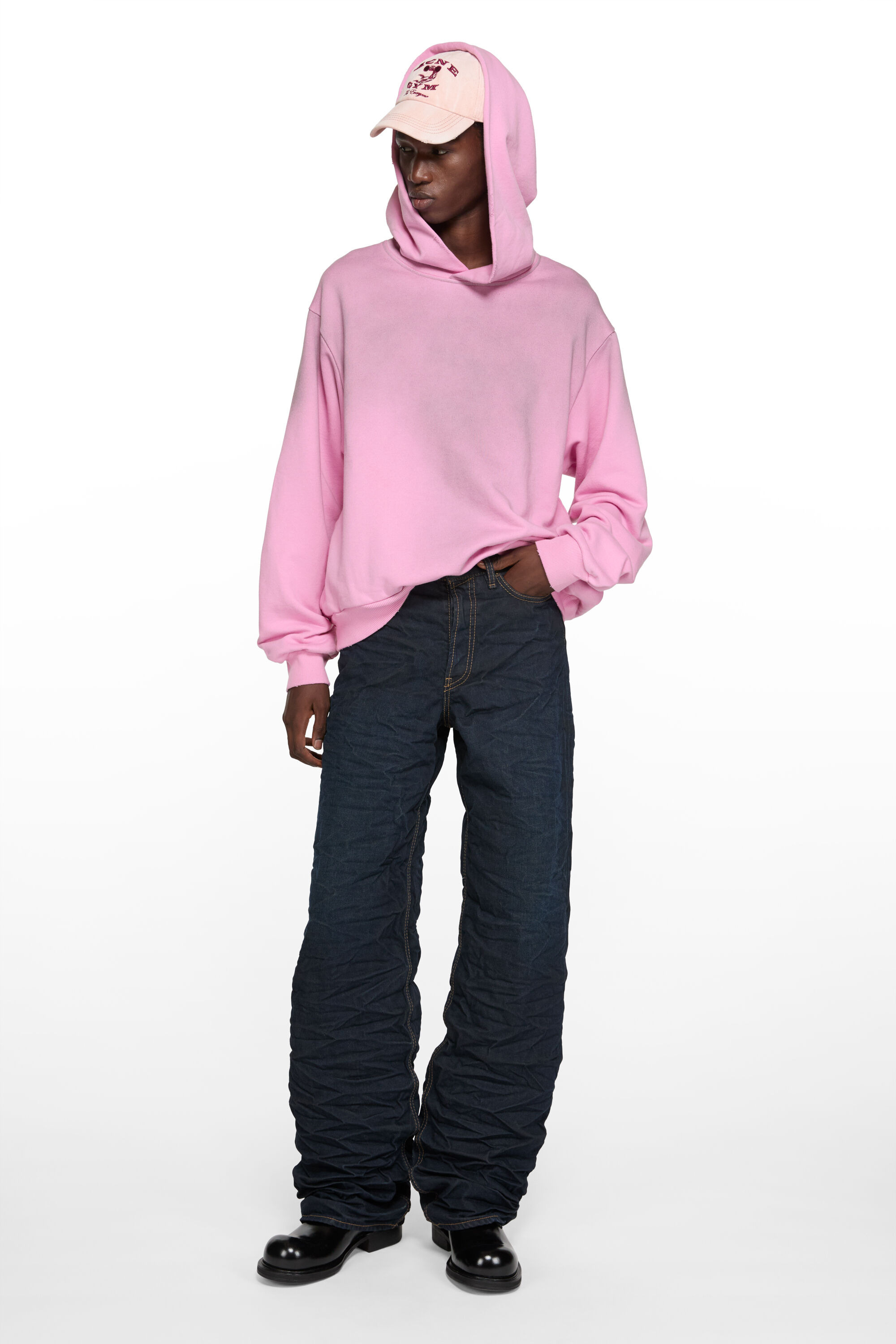 Logo hooded sweater - Cotton candy pink - 2