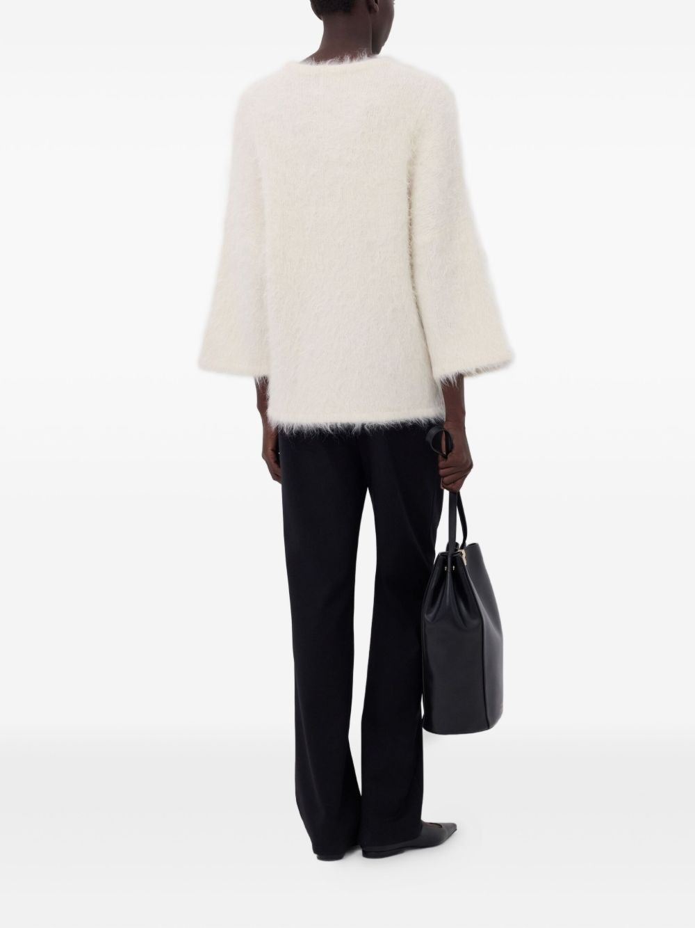 bell-sleeve sweater - 4