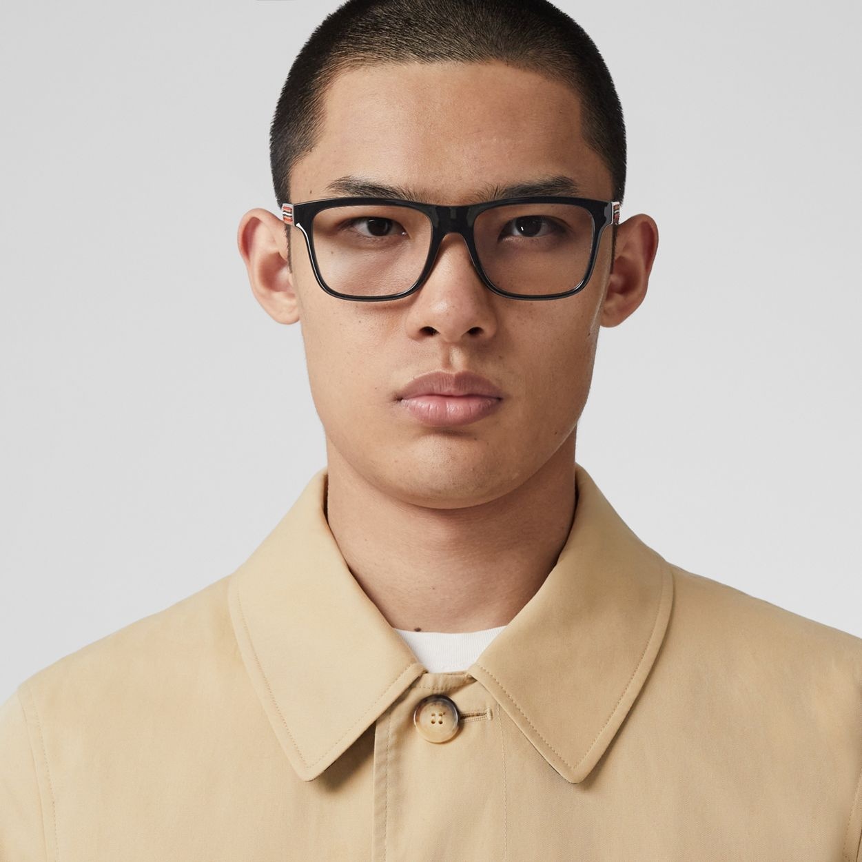 Logo Detail Square Optical Frames - 3