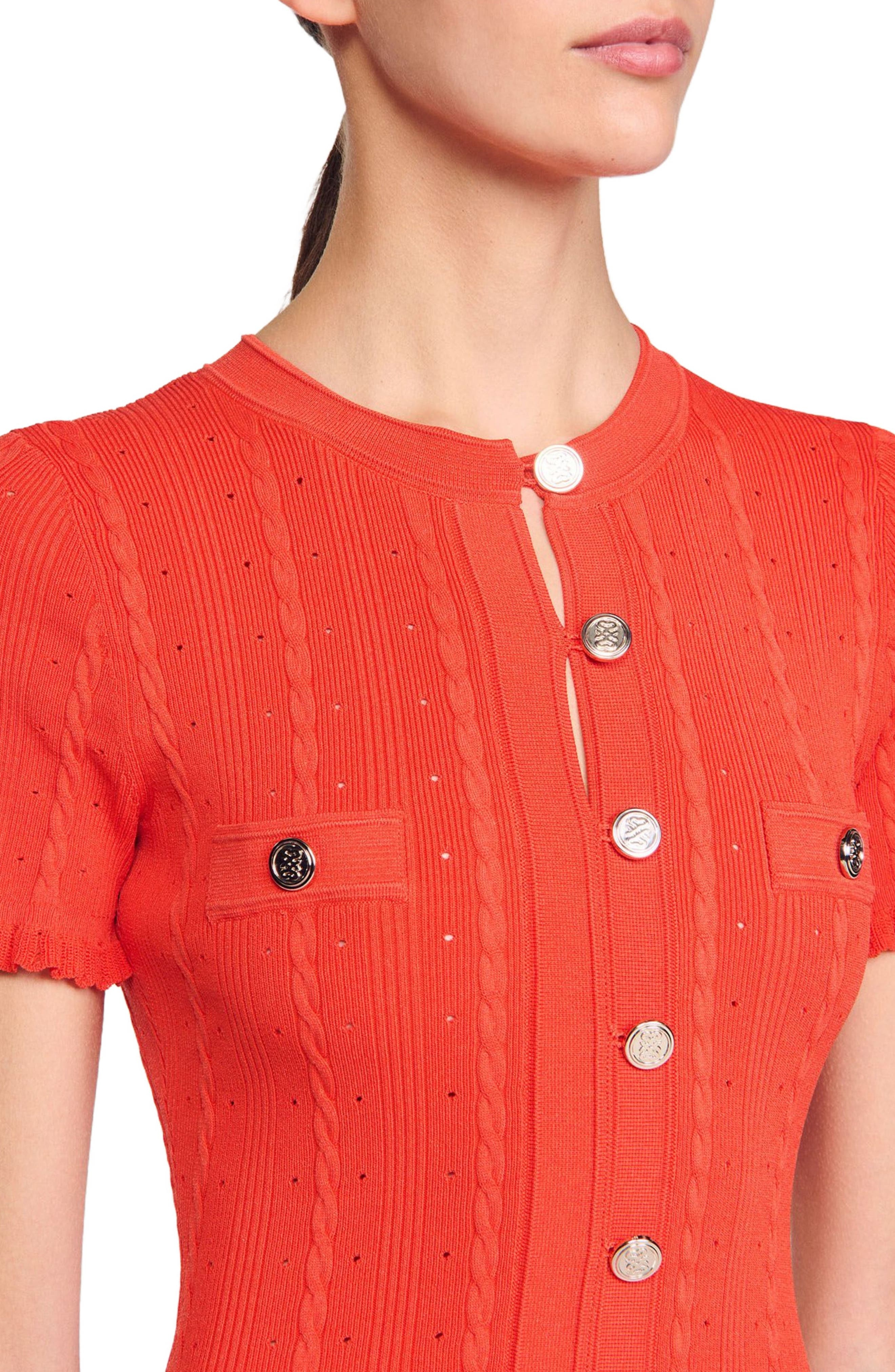 SANDRO Knit maxi dress in Poppy at Nordstrom - 5
