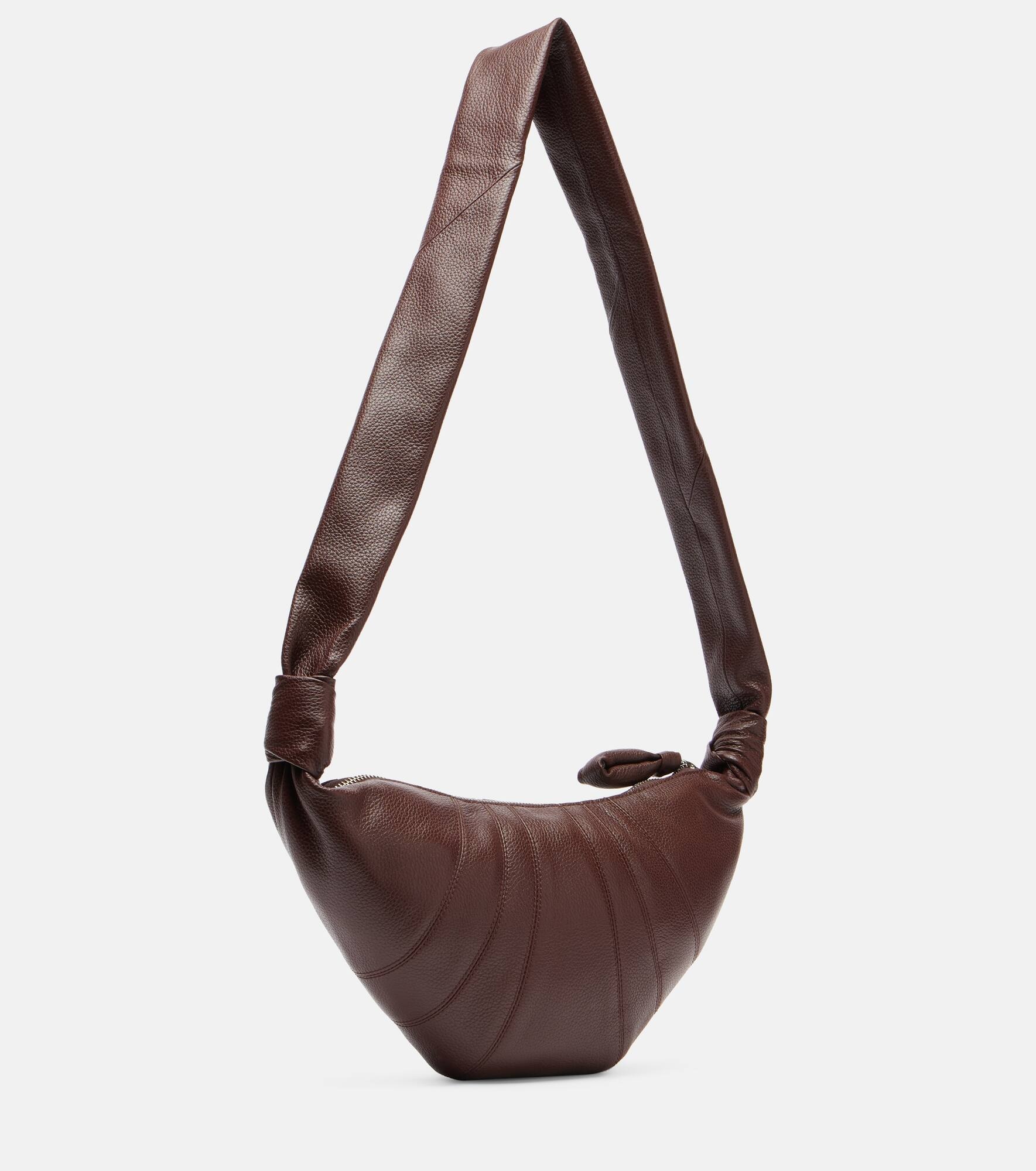 Croissant Small leather shoulder bag - 4