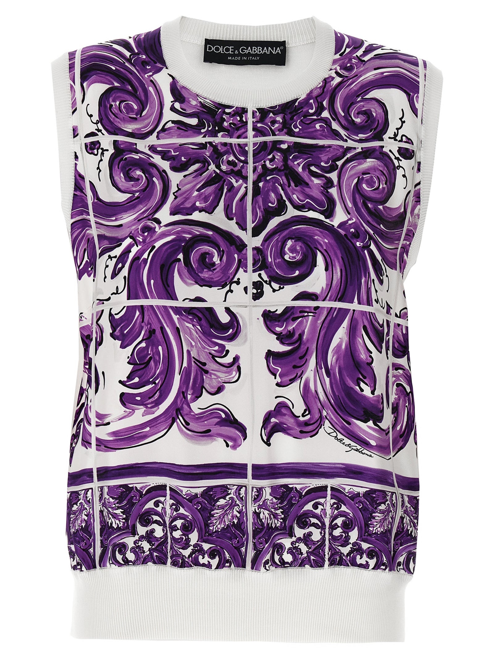 Maiolica Gilet Purple - 1