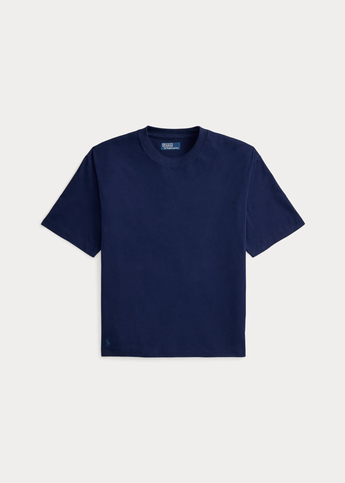 Relaxed Fit Sueded Jersey T-Shirt - 1
