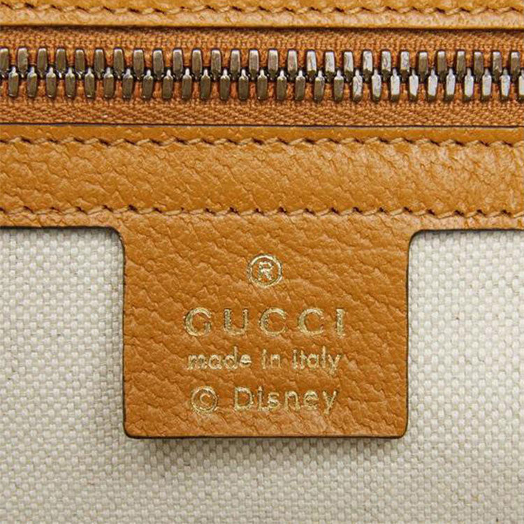 GUCCI x Disney Mickey Mouse Leather Backpack 'Beige Brown' 552884-HWUDM-8603 - 6