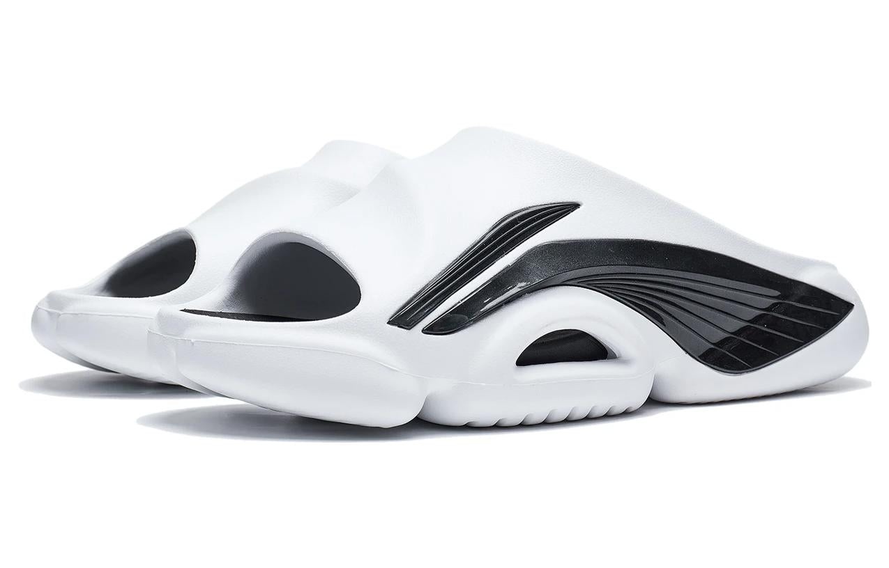 Li-Ning Badfive Speed 9 Slides 'White Black' ABTT003-1 - 4