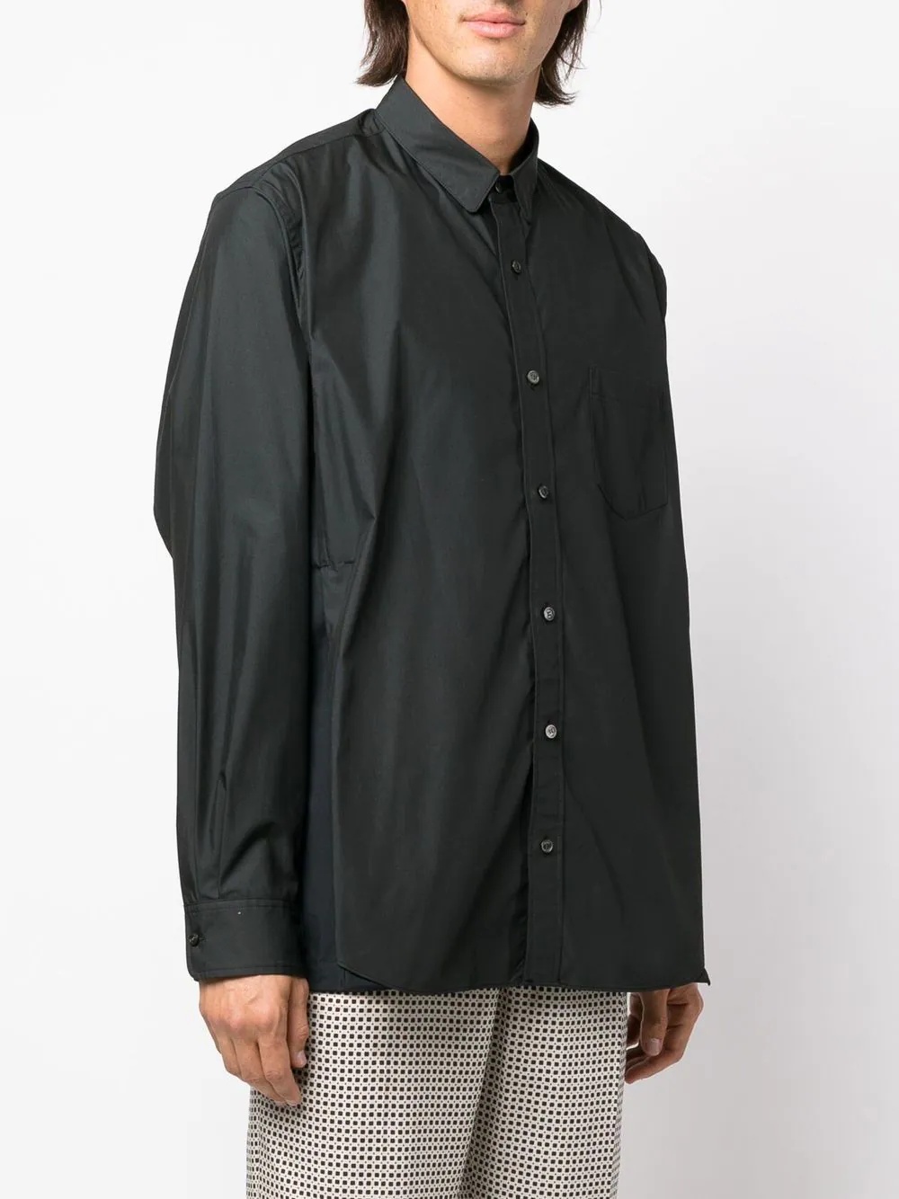 patch-pocket long-sleeve shirt - 3