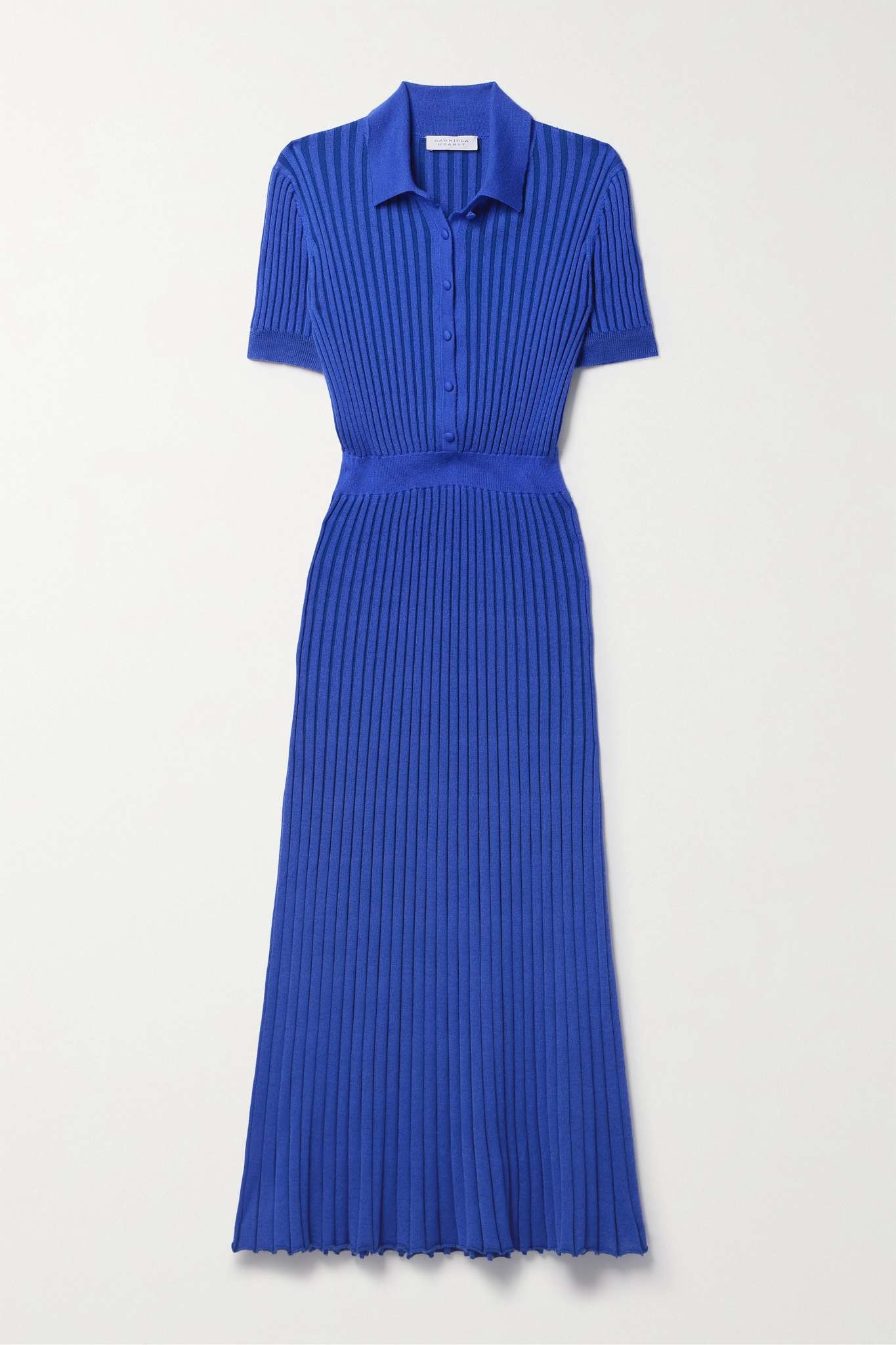 Amor ribbed cashmere and silk-blend midi dress - 1