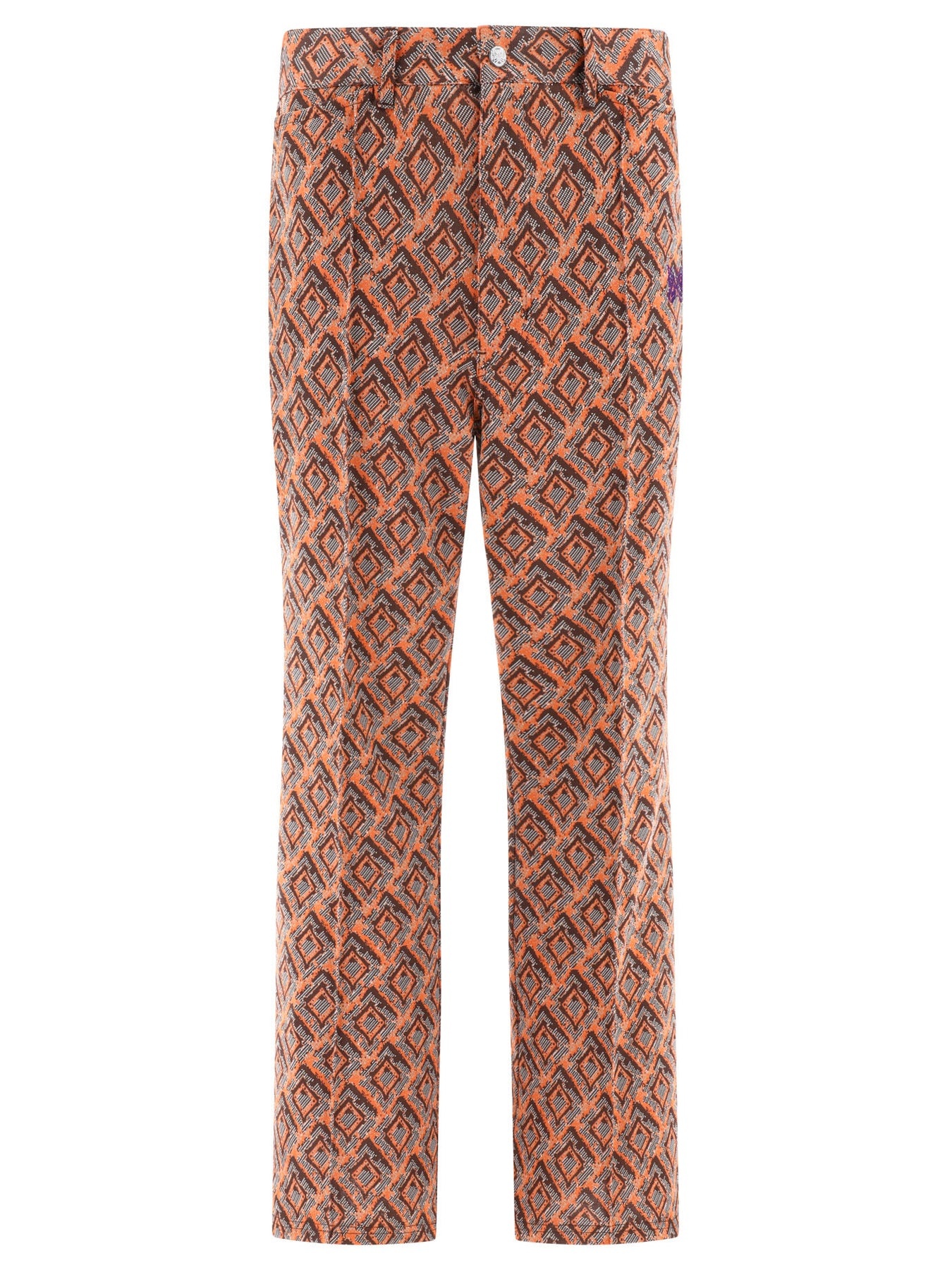 Bootcut Trousers Orange - 1