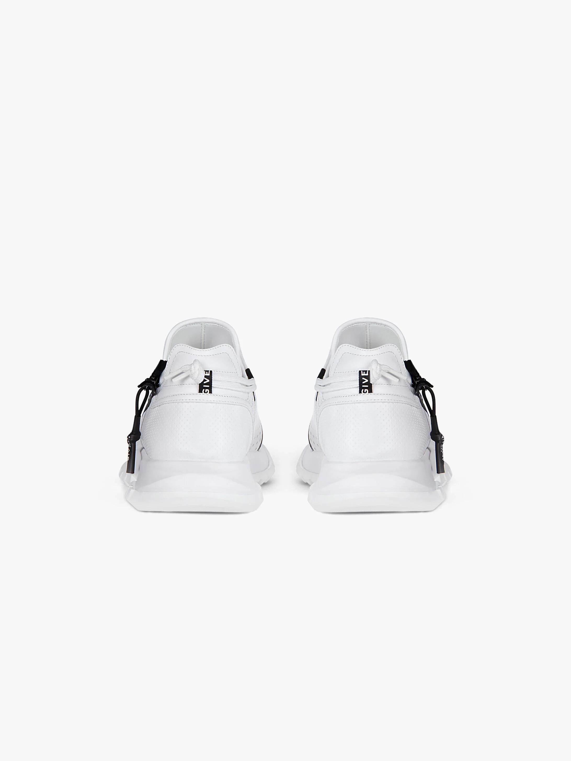 SPECTRE LOW RUNNERS SNEAKERS IN PERFORATED LEATHER WITH ZIP - 7