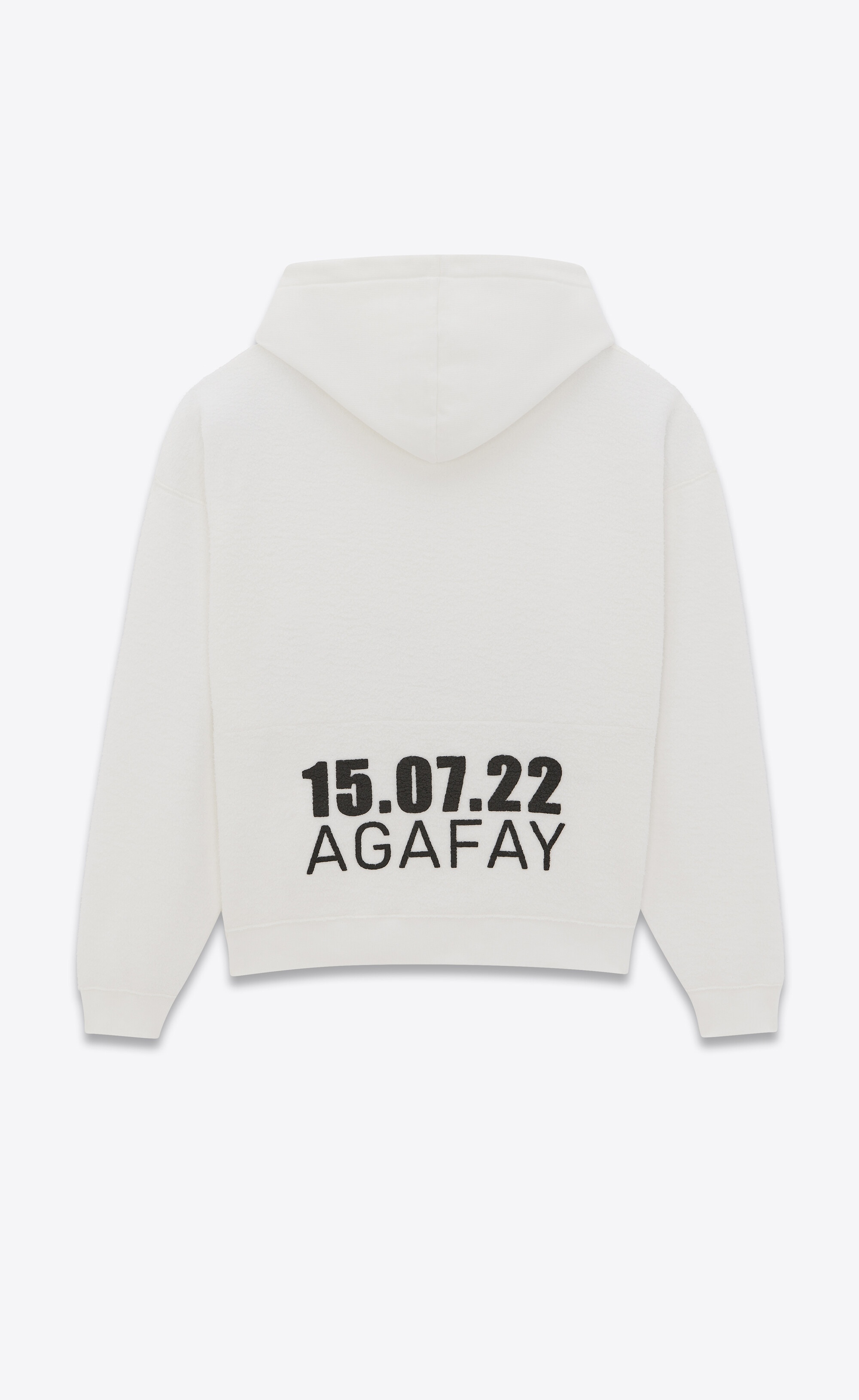 SAINT LAURENT◆直営/正規店◆AGAFAY ロゴ フリース フーディ SAINT LAURENT saint laurent agafay hoodie | REVERSIBLE