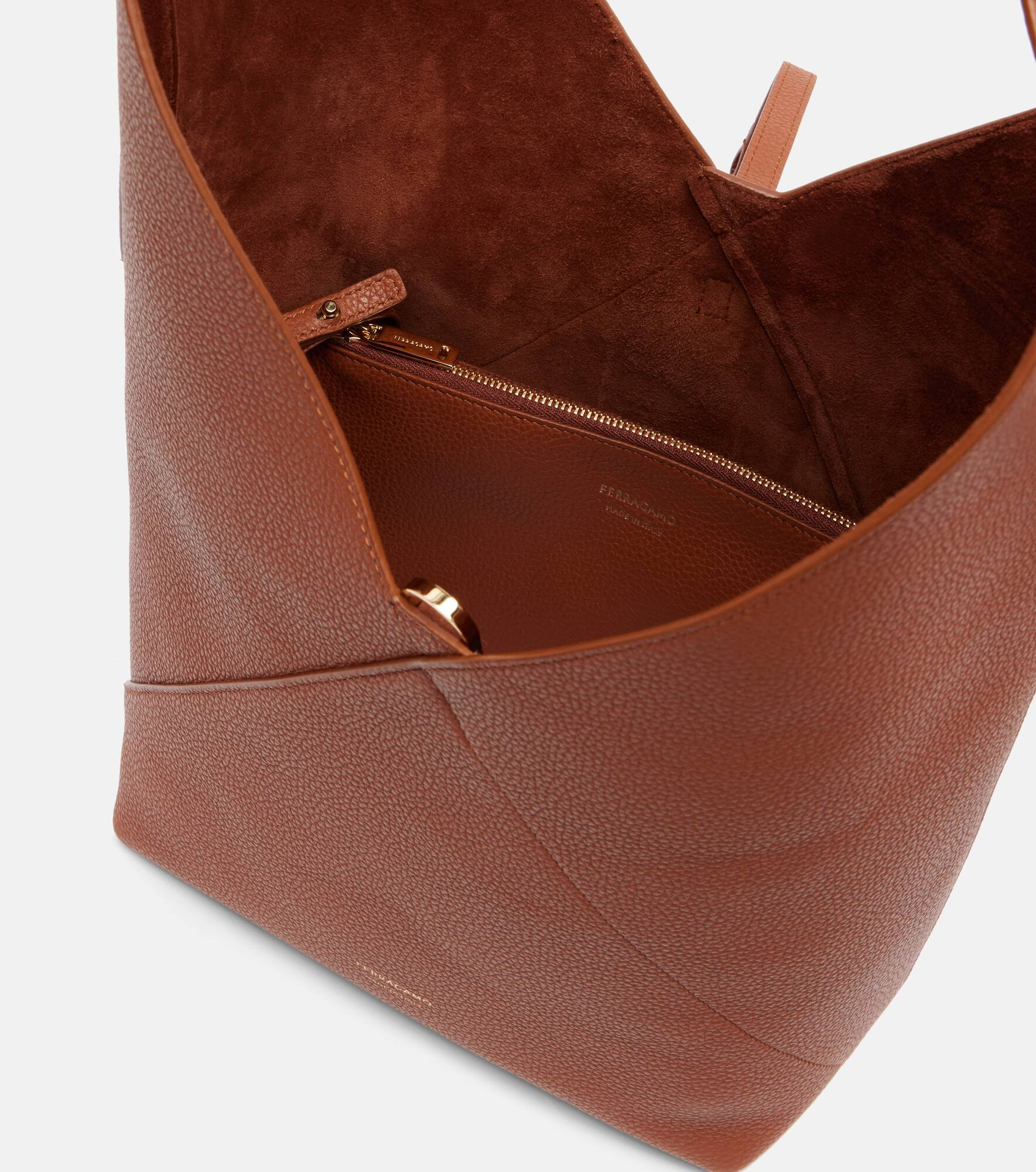 Origami Medium leather shoulder bag - 3