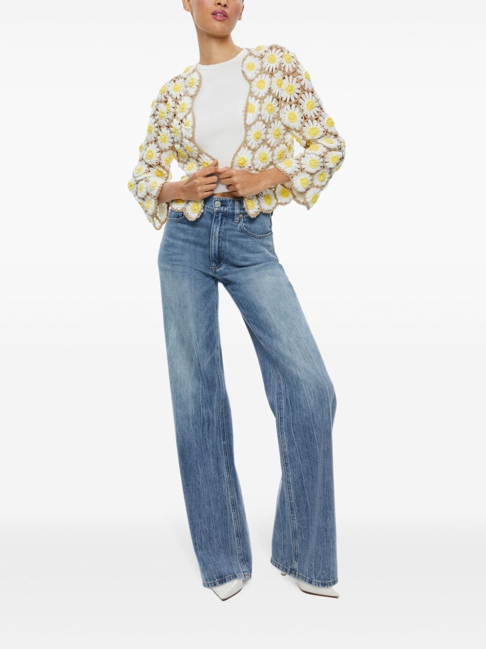 Anderson daisy crochet cardigan - 2