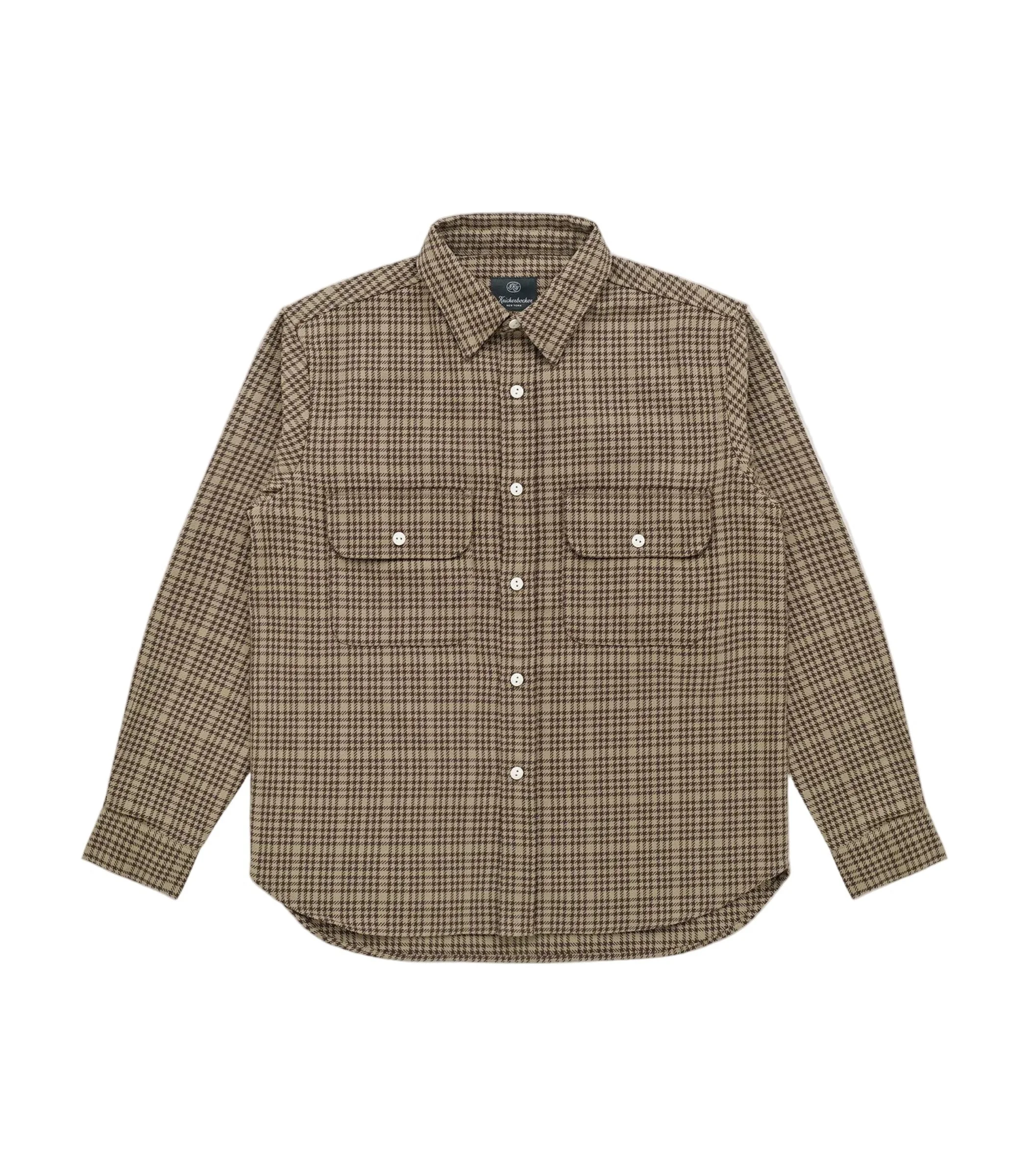 Brother Flannel Mint & Brown Plaid - 1