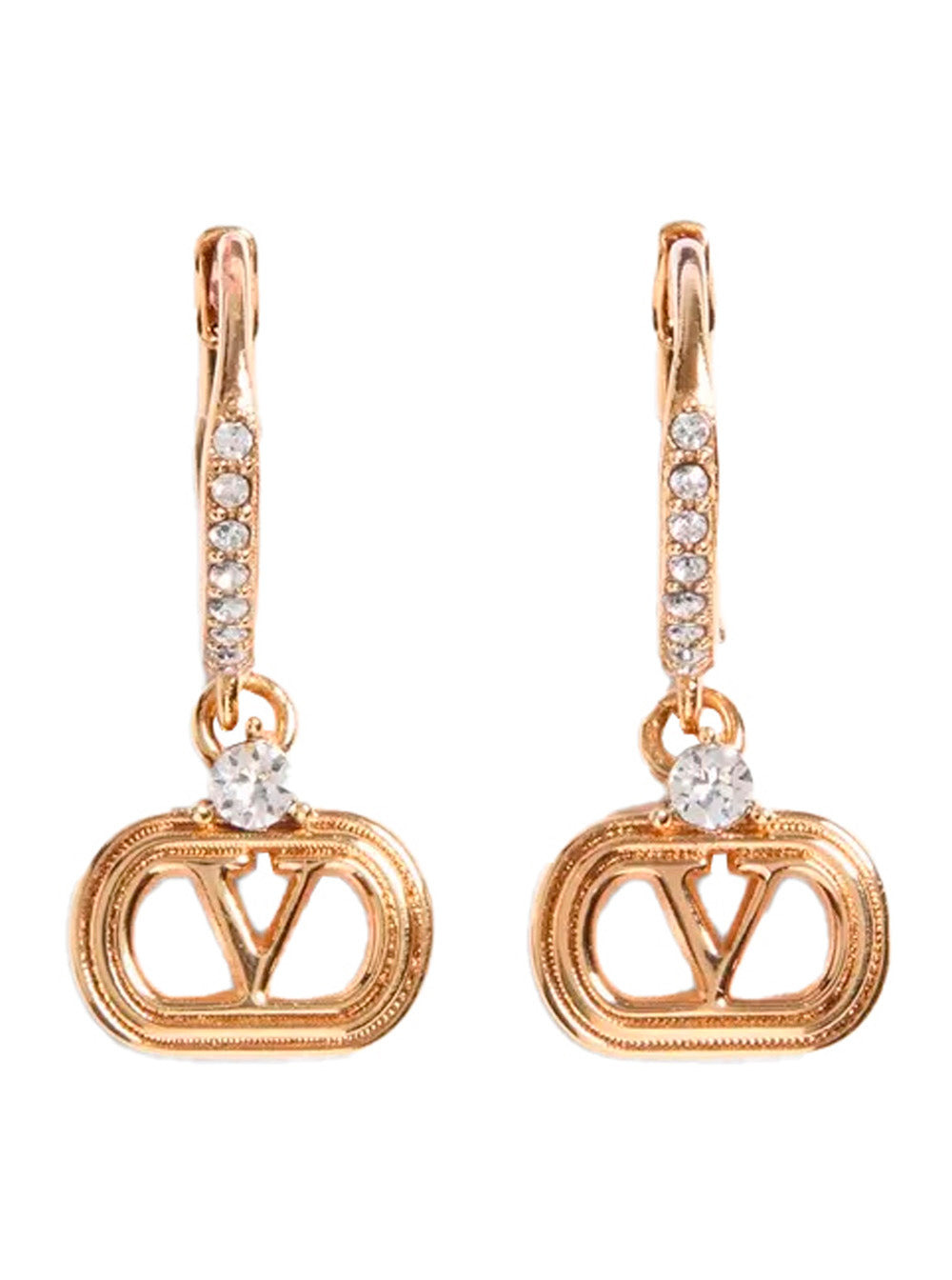 Valentino Garavani Women Earrings | Ovalette | Metallo/Strass - 1