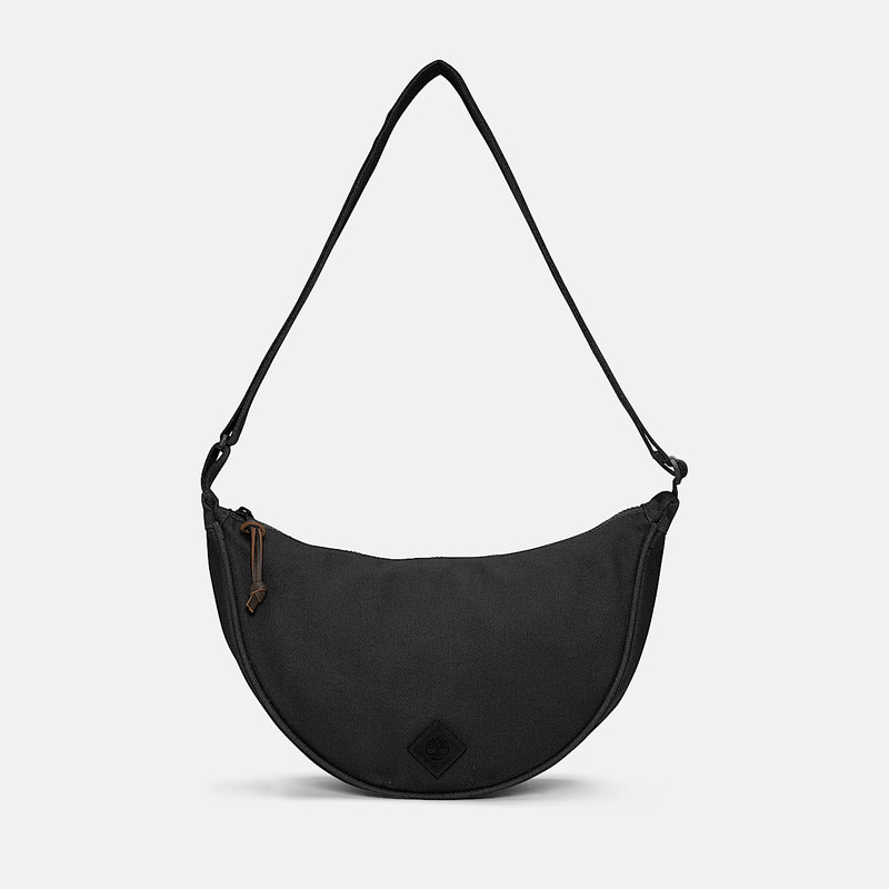 Women's Canvas and Leather Crossbody Bag 1