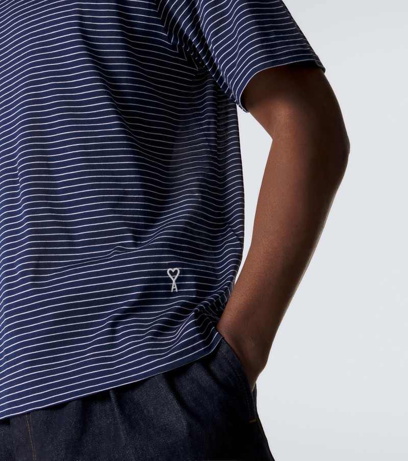Striped cotton jersey T-shirt 6