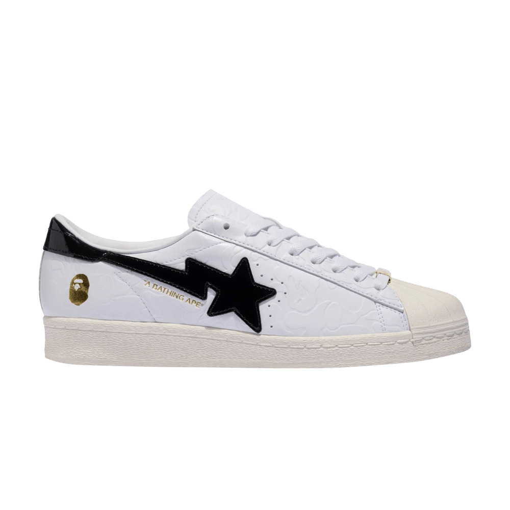 A Bathing Ape x Superstar Vintage 'White Black' - 1