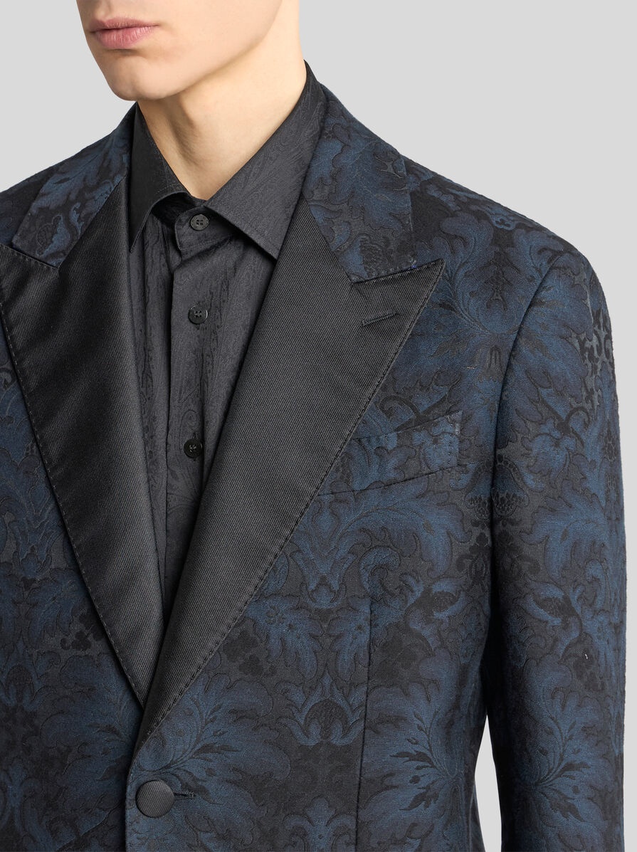 FLORAL JACQUARD BLAZER - 2