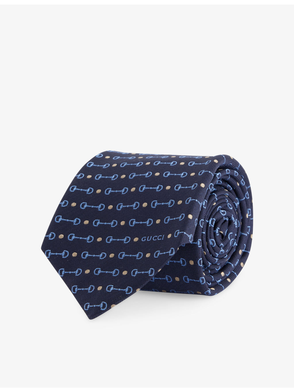 Horsebit Silk Tie - 1