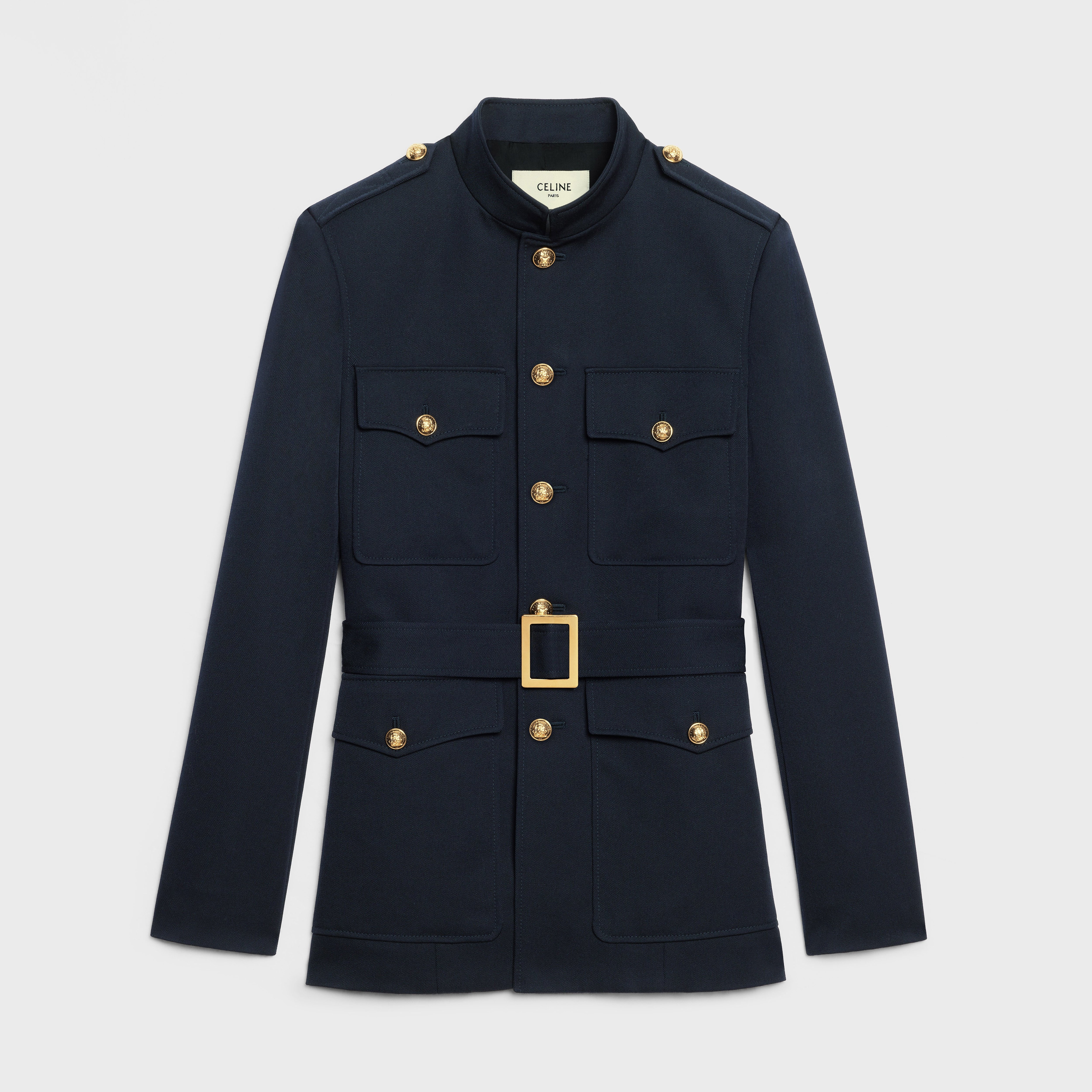 WOOL OFFICER SAFARI JACKET - 1