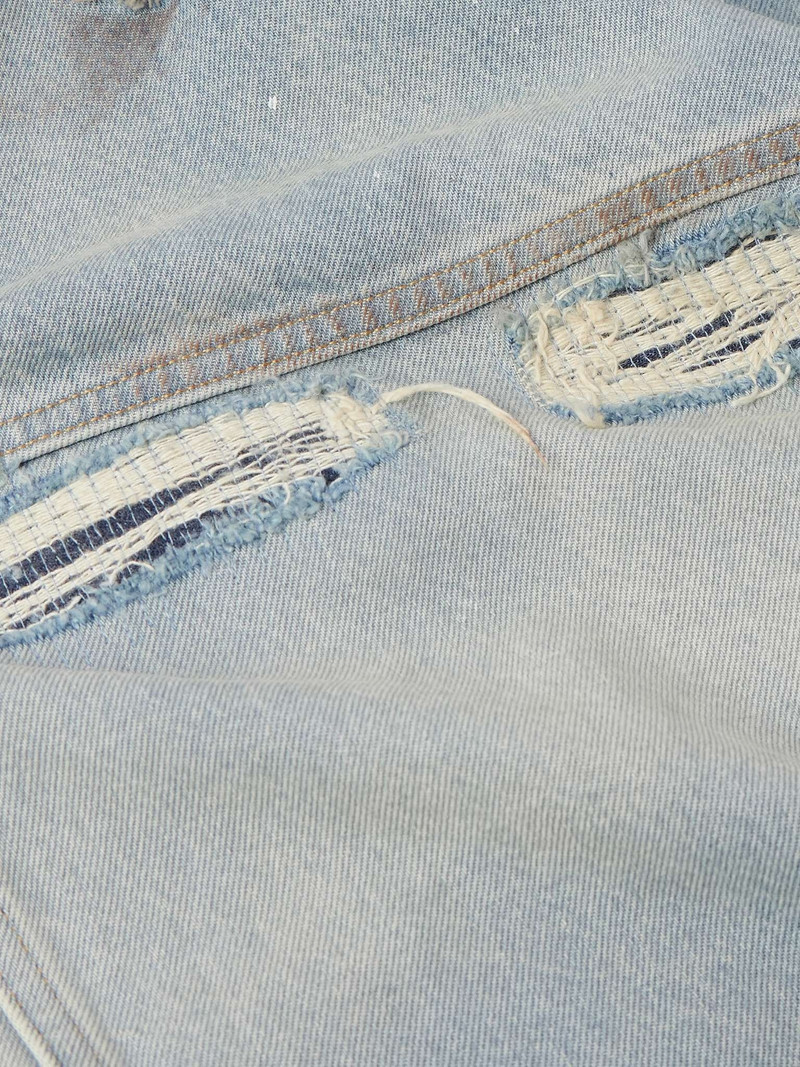 Oversized Distressed Denim Jacket 3