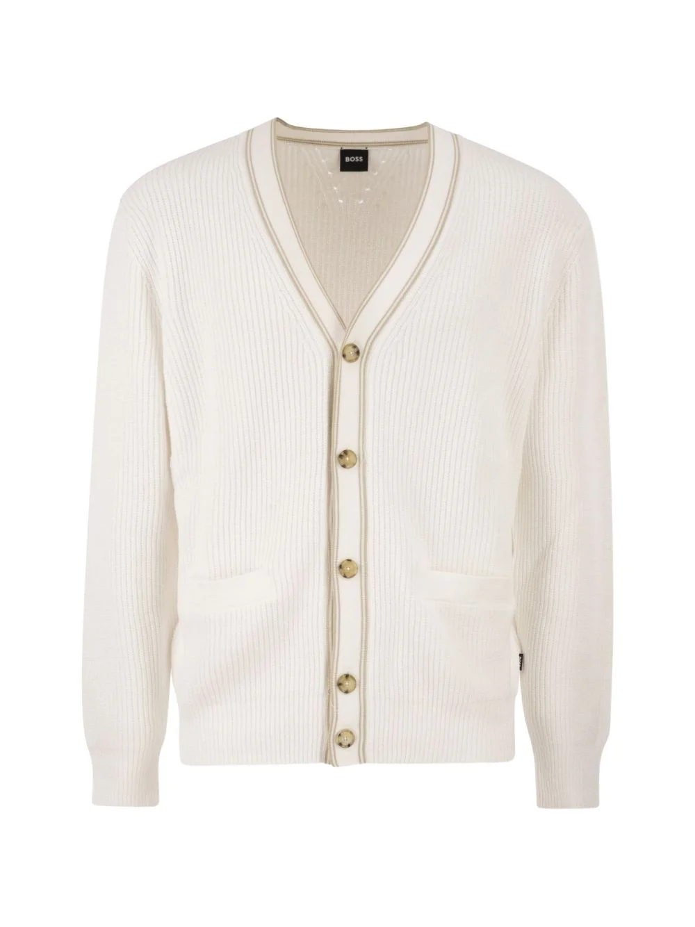 V-neck cardigan - 1