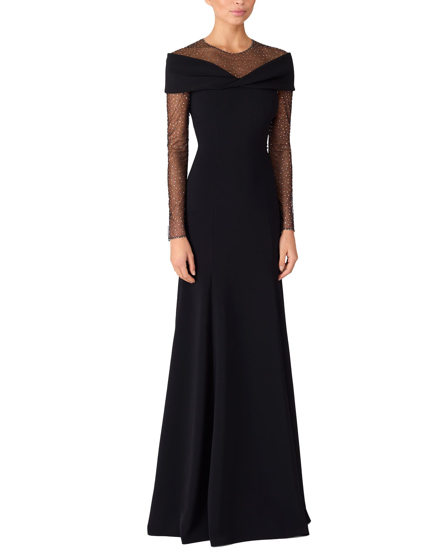 Jenny Packham Etienne Maxi Dress in Liquorice at Nordstrom - 2